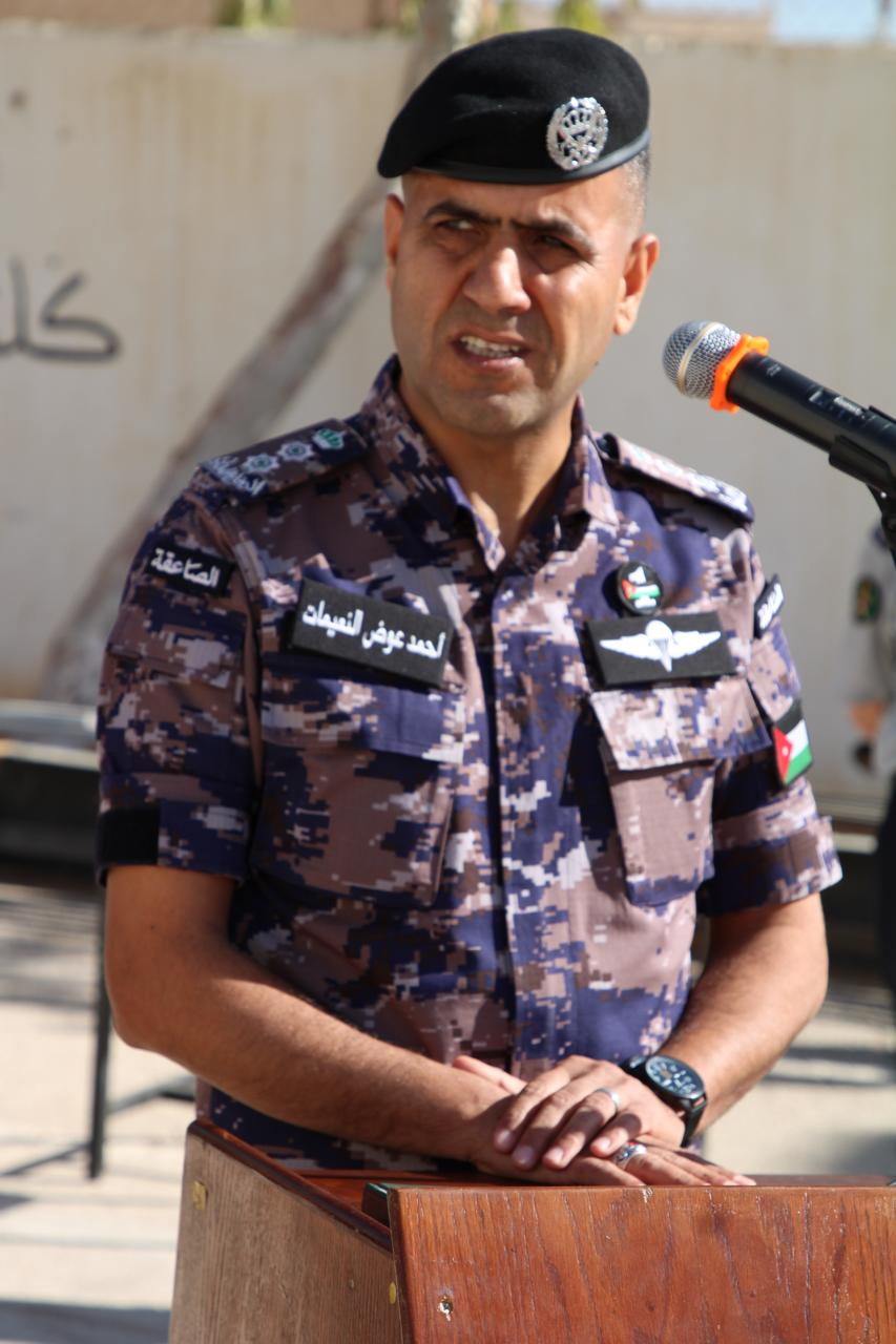 العقيد أحمد عوض النعيمات مديرا لدفاع مدني الزرقاء