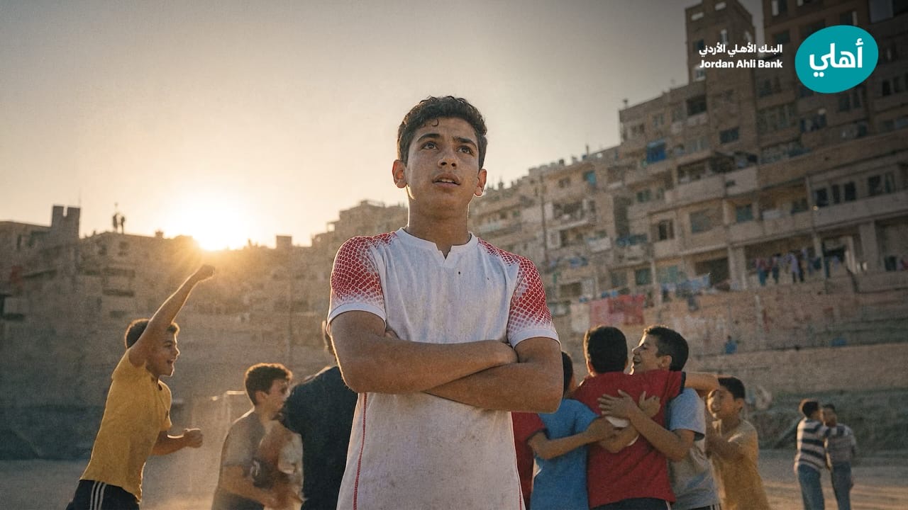 البنك الأهلي الأردني يطلق أغنية "فالك الفوز" احتفاءً بتأهل النشامى إلى نهائيات كأس العالم