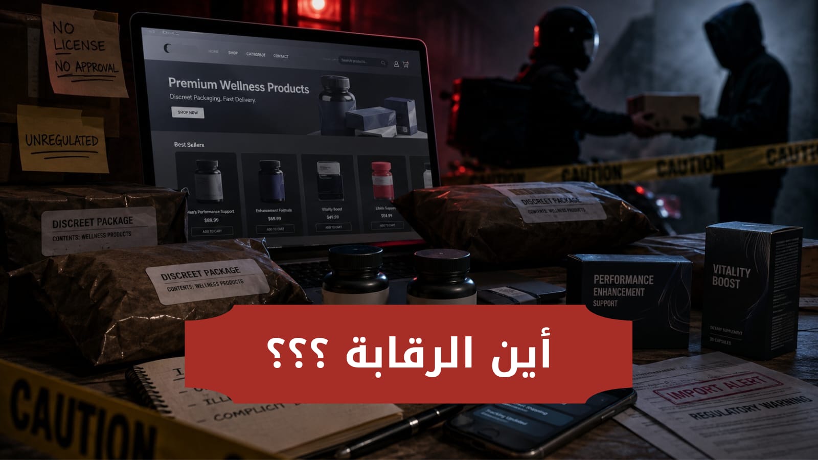 متاجر الجنس والدواء المجهول… تجارة سوداء… تصل إلى البيوت عبر شركات توصيل متواطئة