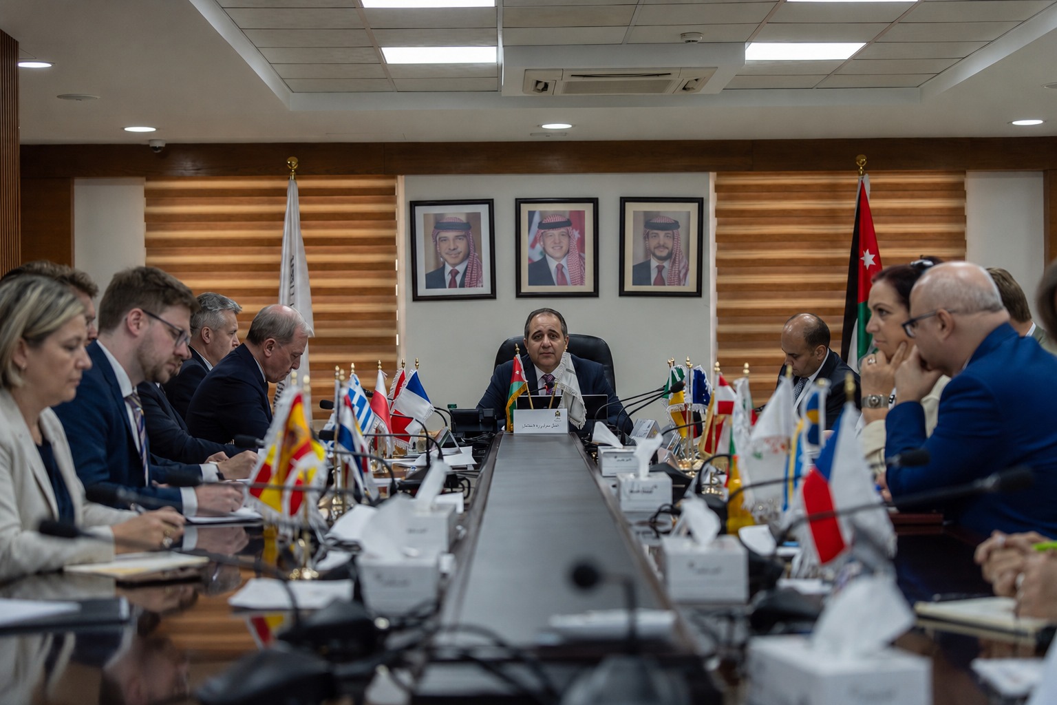 أبو غزالة وسفراء الاتحاد الأوروبي يبحثون التحضيرات لمؤتمر الاستثمار الأردني–الأوروبي