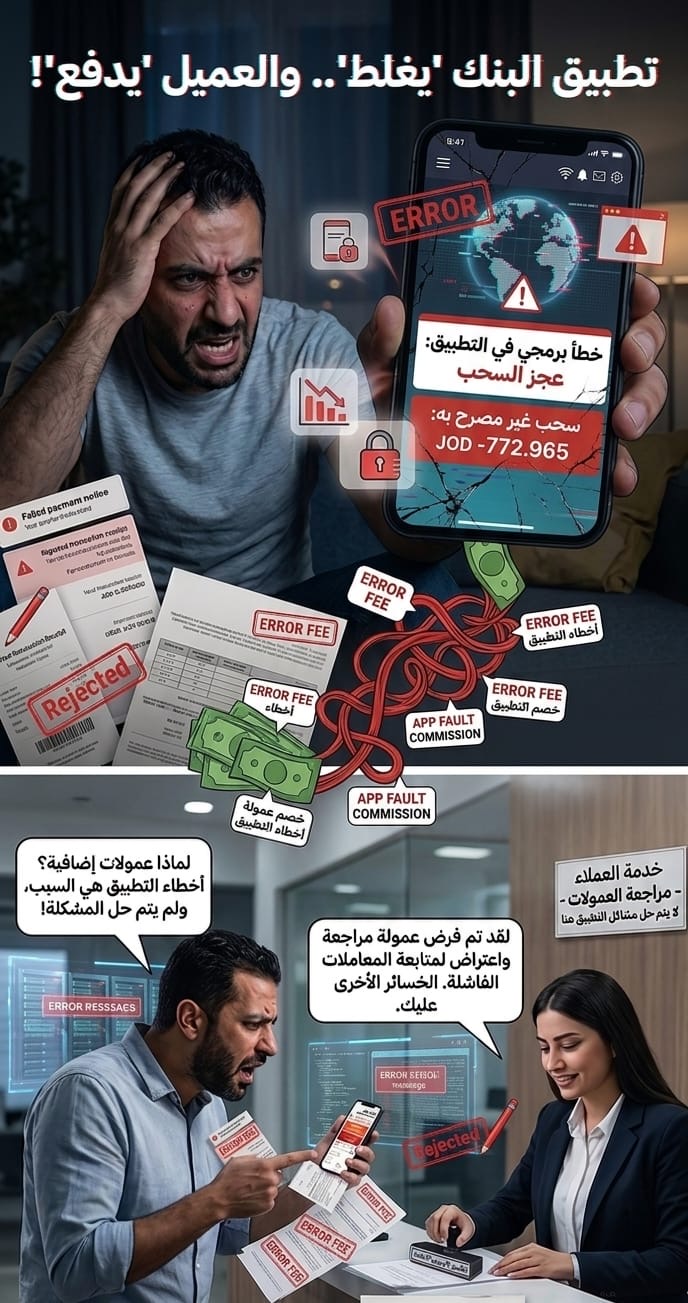 تطبيقات بنكية خارج السيطرة: كيف يتحول "الخلل البرمجي" إلى استنزاف مالي لجيوب المواطنين؟