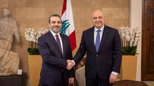 الشيباني يلتقي الرئيس عون في بيروت وبحث تعزيز العلاقات السورية اللبنانية