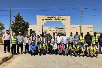 مبادرة تطوعية في معان تحت شعار "نظافتنا حاضرتنا"