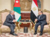 الملك والسيسي يؤكدان أهمية تكثيف الجهود لاستعادة التهدئة الشاملة في الإقليم