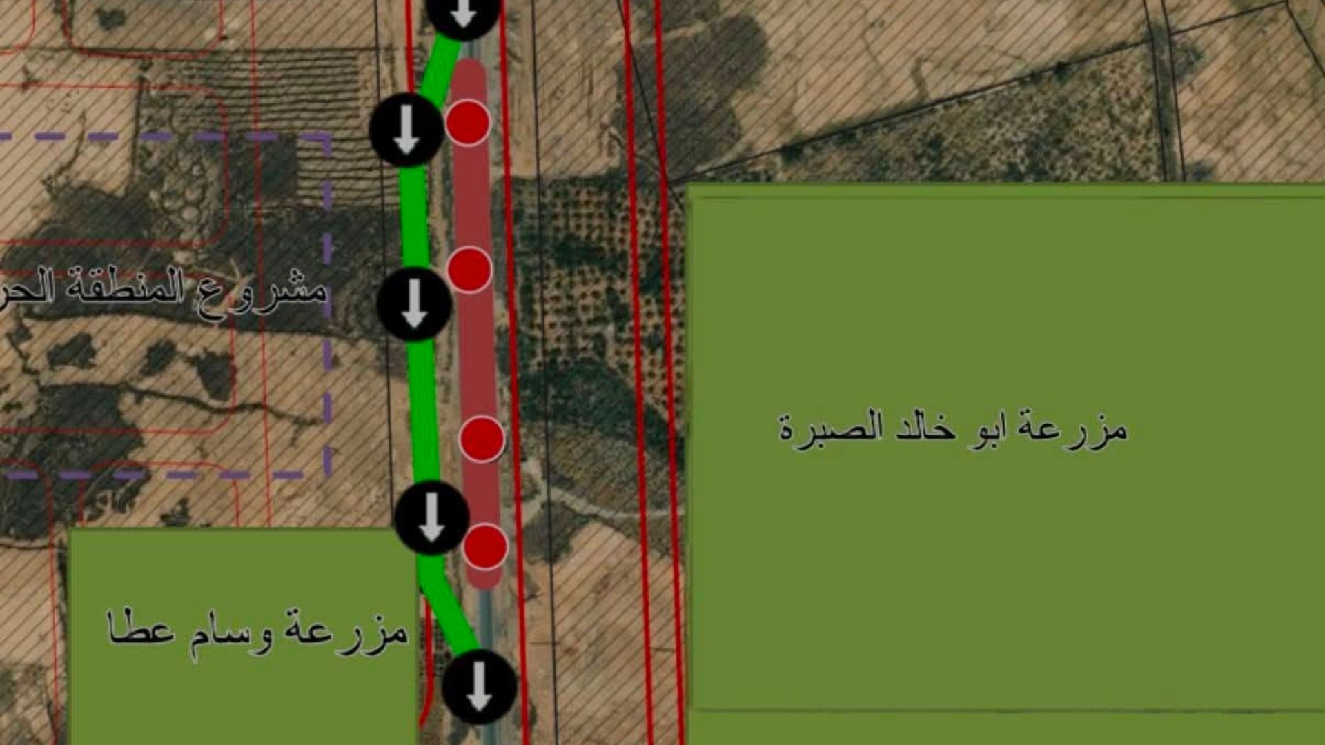 إغلاق شارع بغداد في الأزرق حتى الجمعة لاستكمال أعمال تطوير البنية التحتية