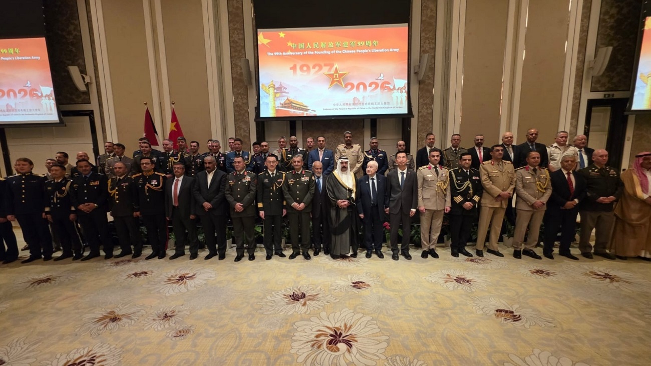 صورة حول : السفارة الصينية في عمّان تحتفل بالذكرى الـ99 لتأسيس جيش التحرير الشعبي السفارة الصينية في عمّان تحتفل بالذكرى الـ99 لتأسيس جيش التحرير الشعبي