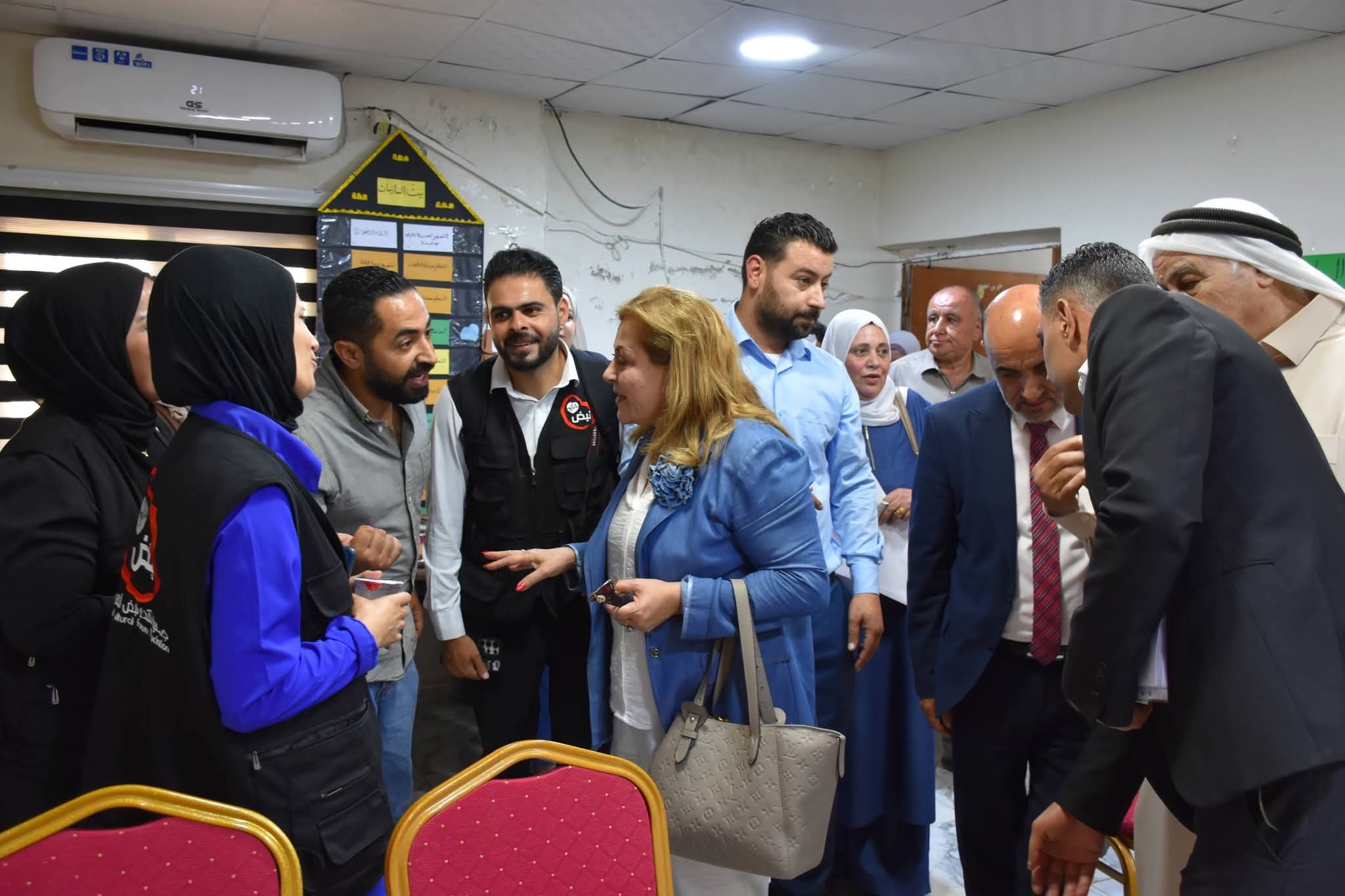 بالصور.. النائب نفاع تفتتح دورات تدريبية في وادي الريان