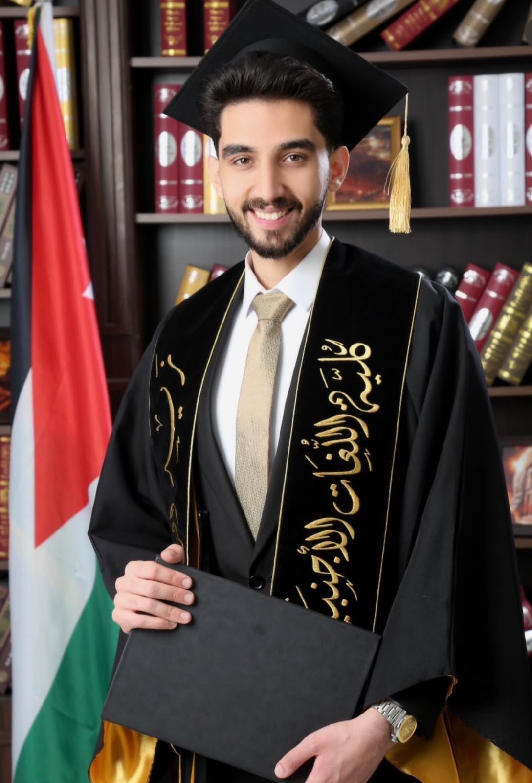 تهنئة وتبريك لزيد رائد أحمد الربابعة بمناسبة تخرجه من الجامعة الأردنية