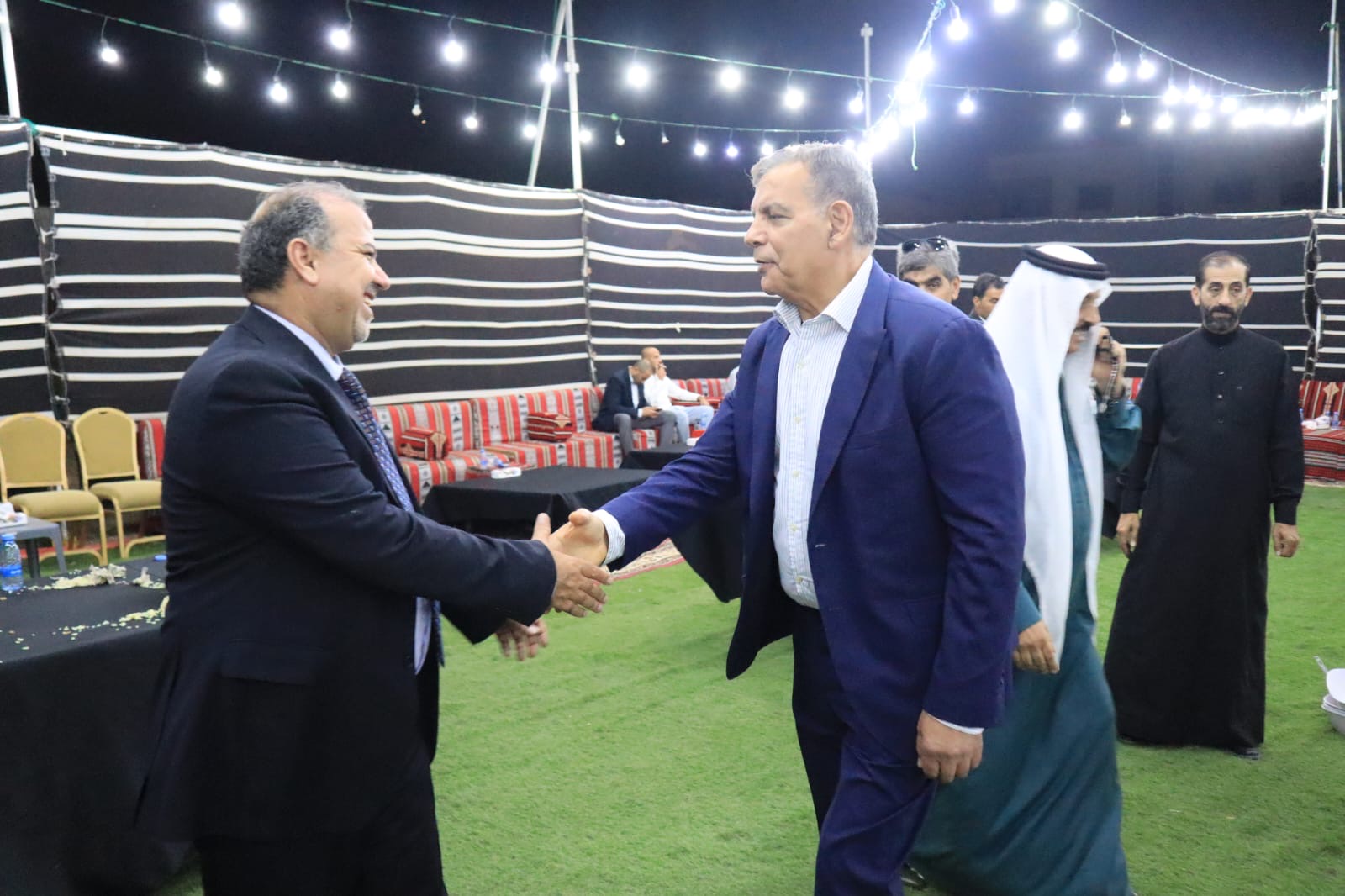 بالصور... المصري والحموري والملكاوي في ضيافة الزميل احمد البدادوة