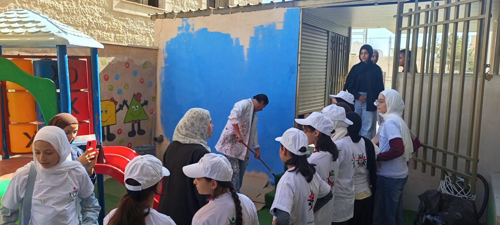 انطلاق معسكرات الجداريات في مراكز شباب العاصمة