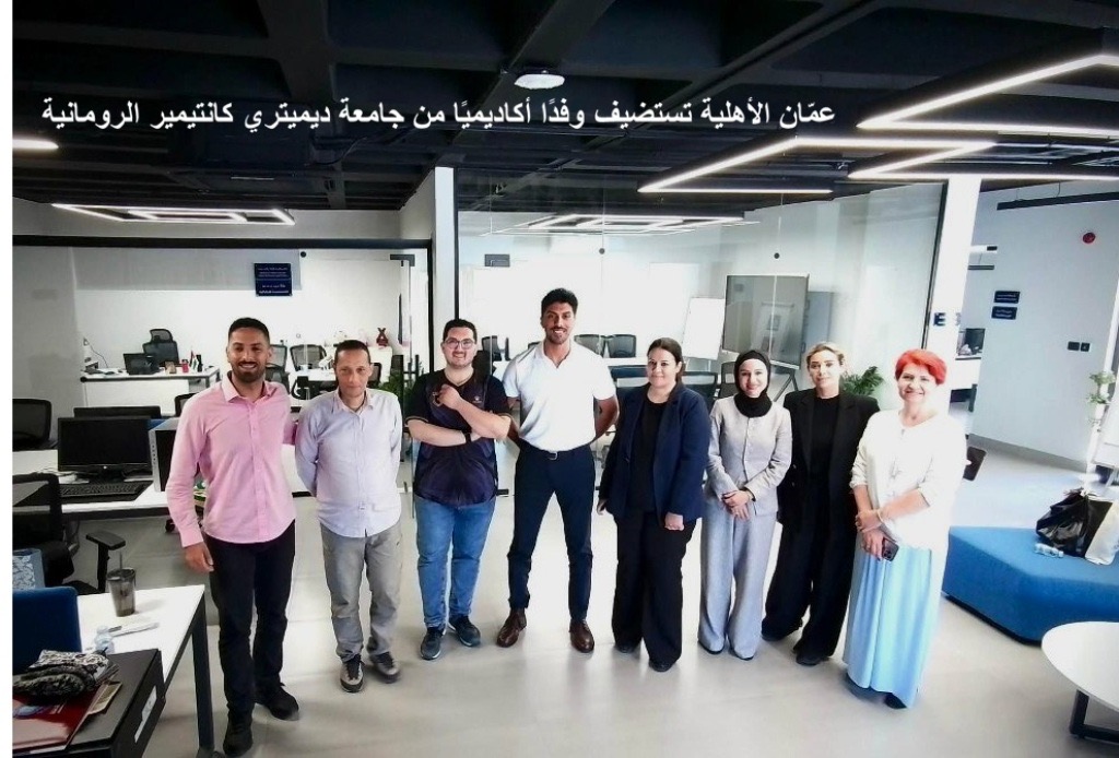 عمّان الأهلية تستضيف وفدين من جامعتي ديميتري كانتيمير الرومانية وبوليتكنك فلسطين وتشارك بفعالية في مالطا...صور
