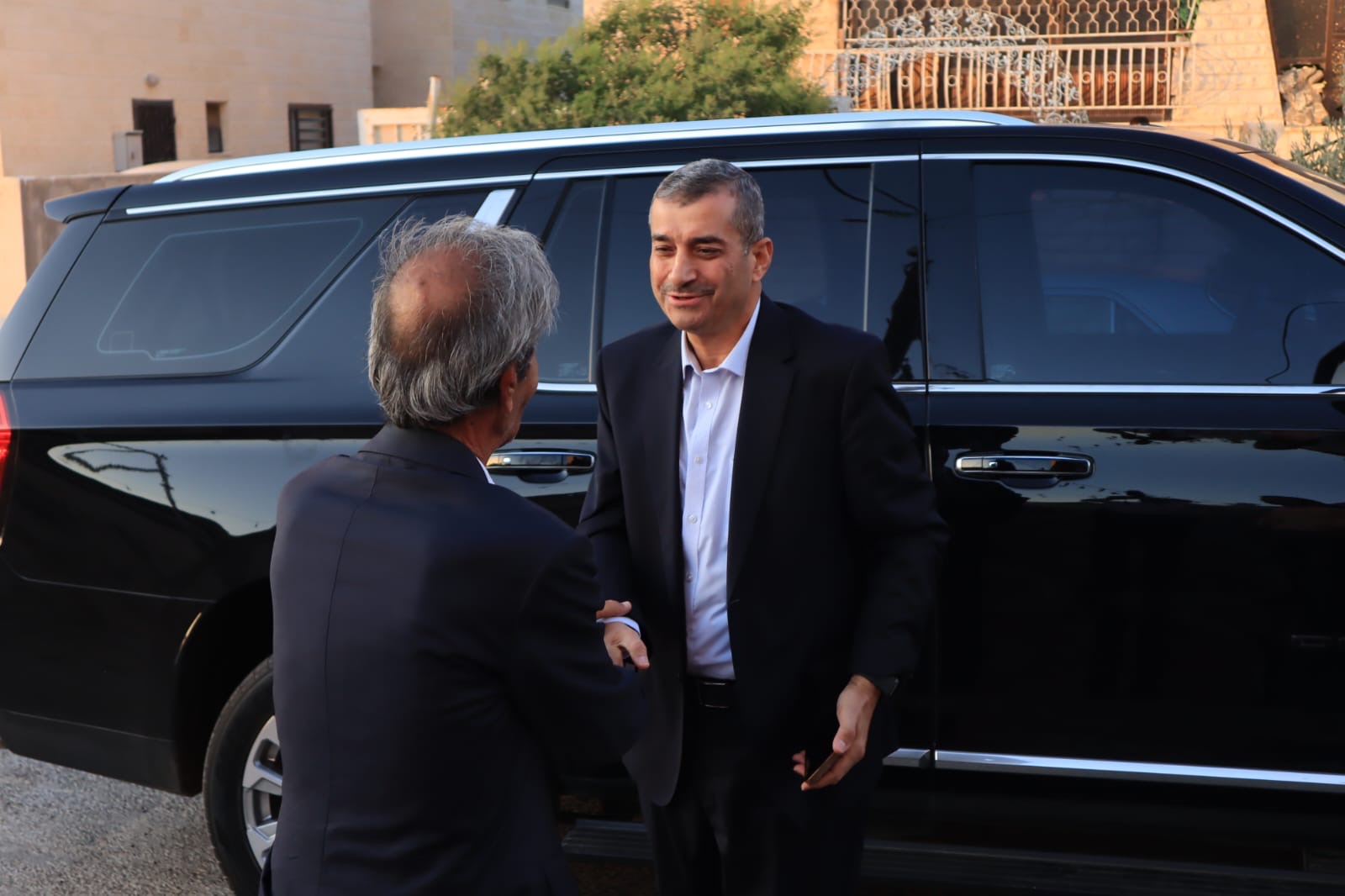 بالصور... المصري والحموري والملكاوي في ضيافة الزميل احمد البدادوة
