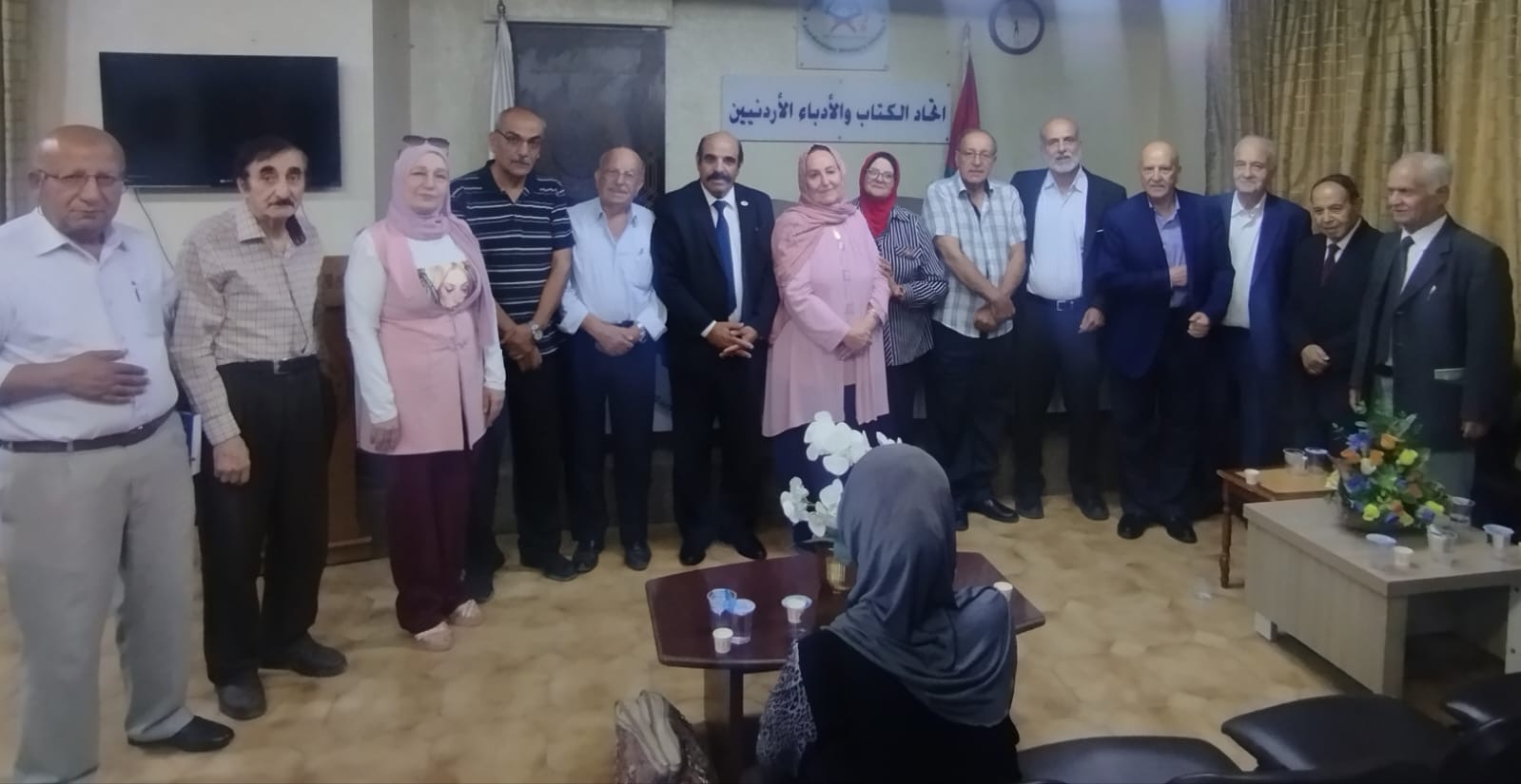 محاضرة حول مقاومة الإنسولين وکبار السن في اتحاد الكتاب والأدباء الأردنيين