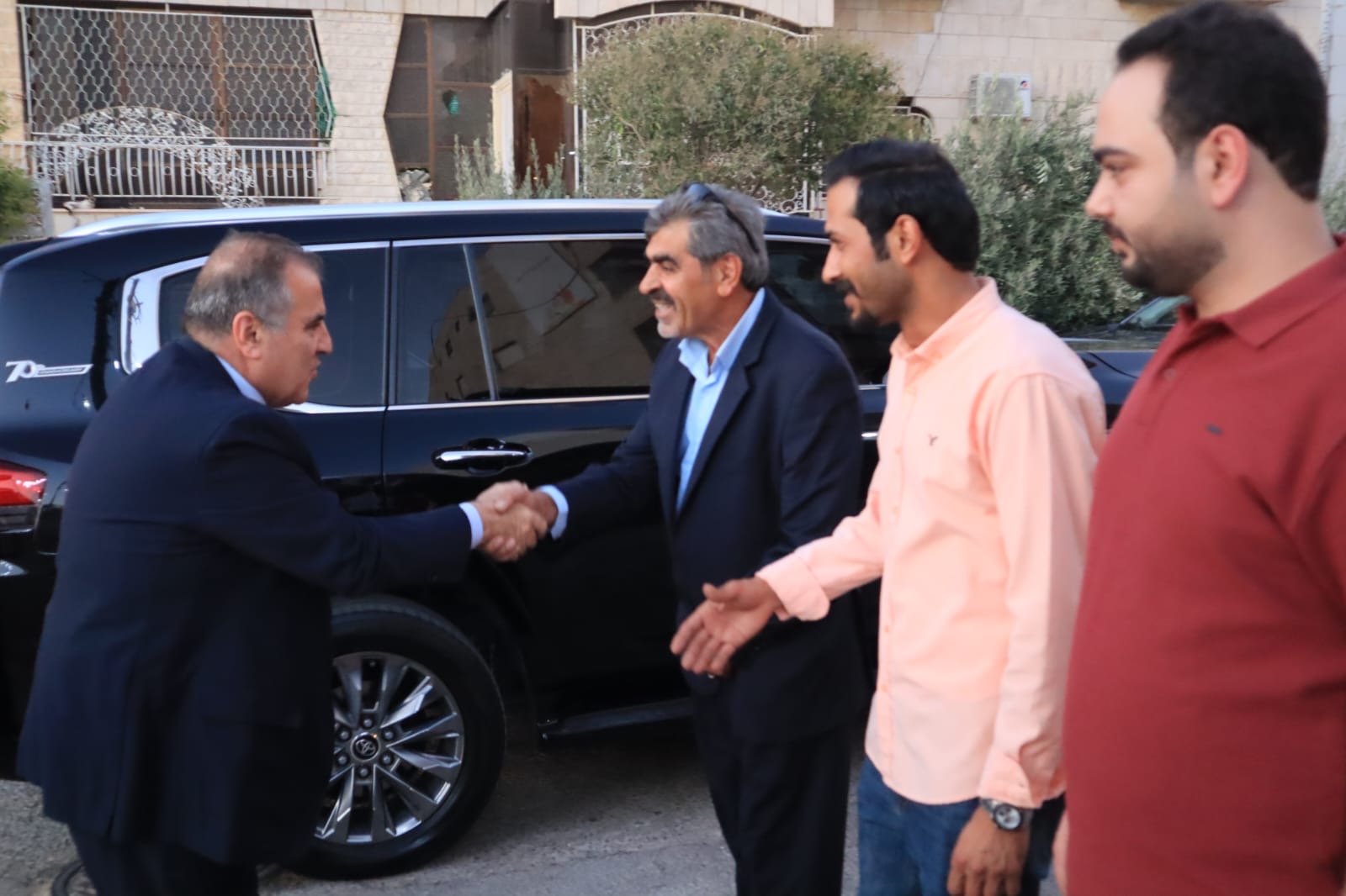بالصور... المصري والحموري والملكاوي في ضيافة الزميل احمد البدادوة