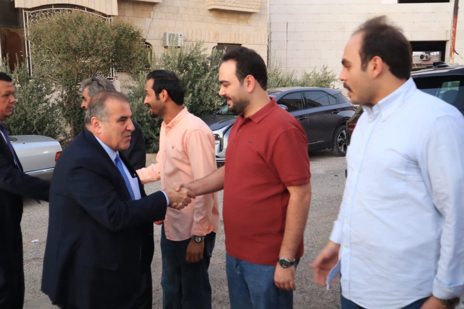 بالصور... المصري والحموري والملكاوي في ضيافة الزميل احمد البدادوة