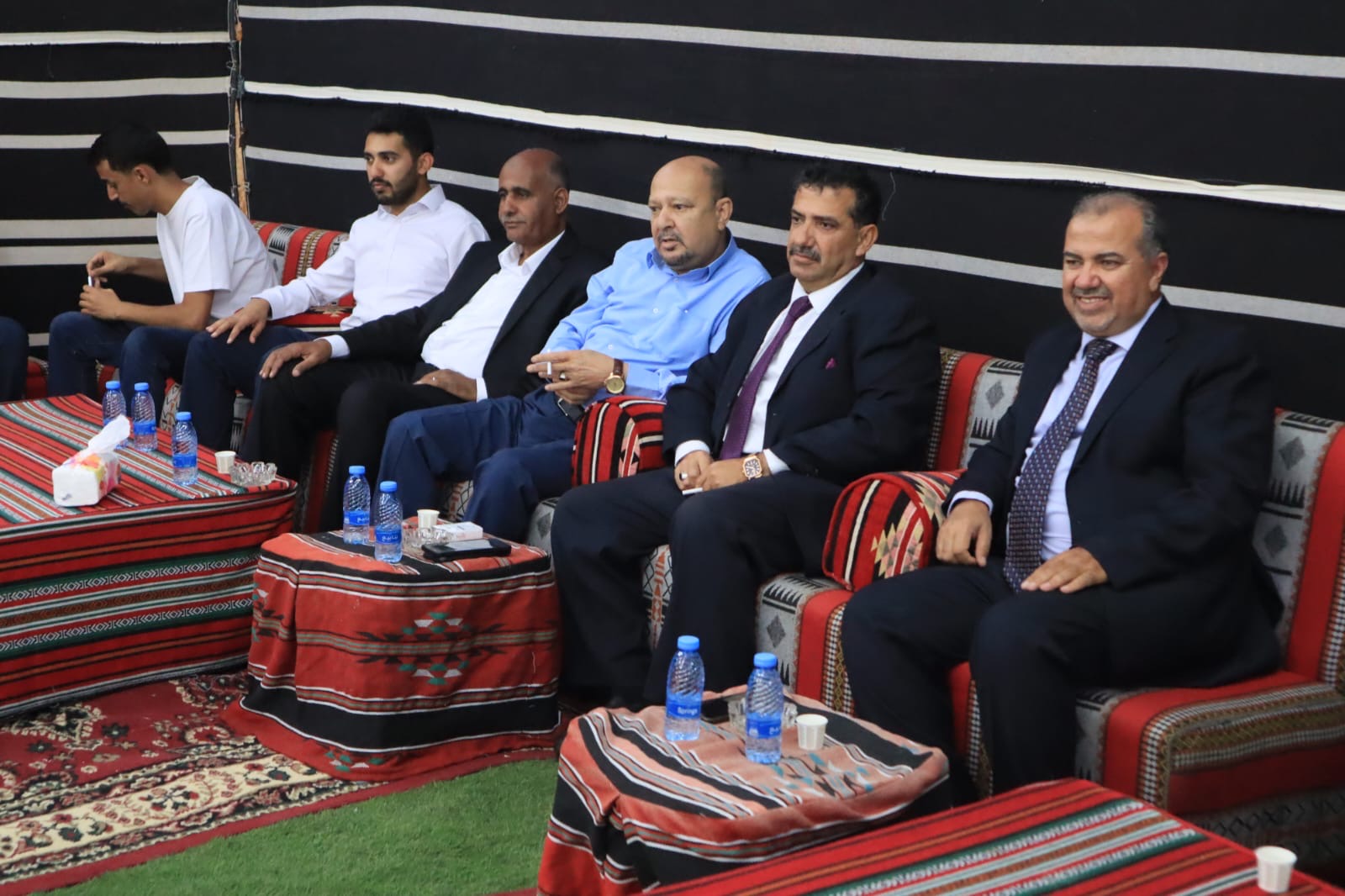 بالصور... المصري والحموري والملكاوي في ضيافة الزميل احمد البدادوة