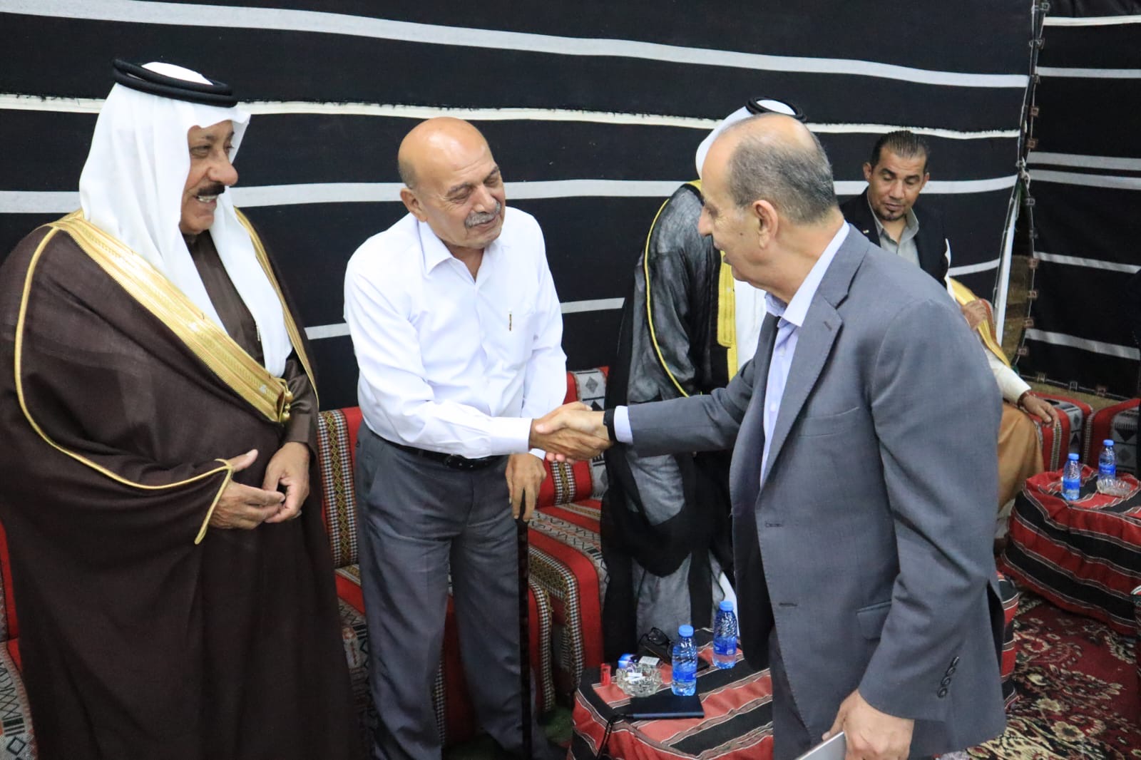 بالصور... المصري والحموري والملكاوي في ضيافة الزميل احمد البدادوة