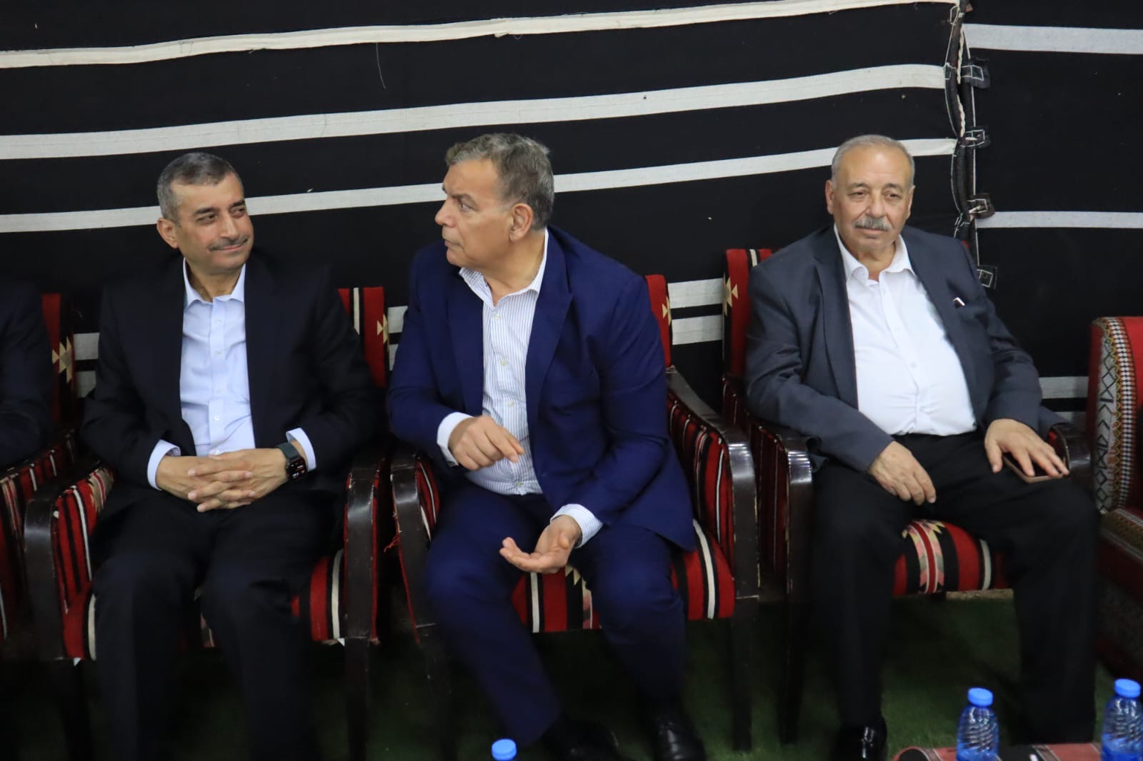 بالصور... المصري والحموري والملكاوي في ضيافة الزميل احمد البدادوة
