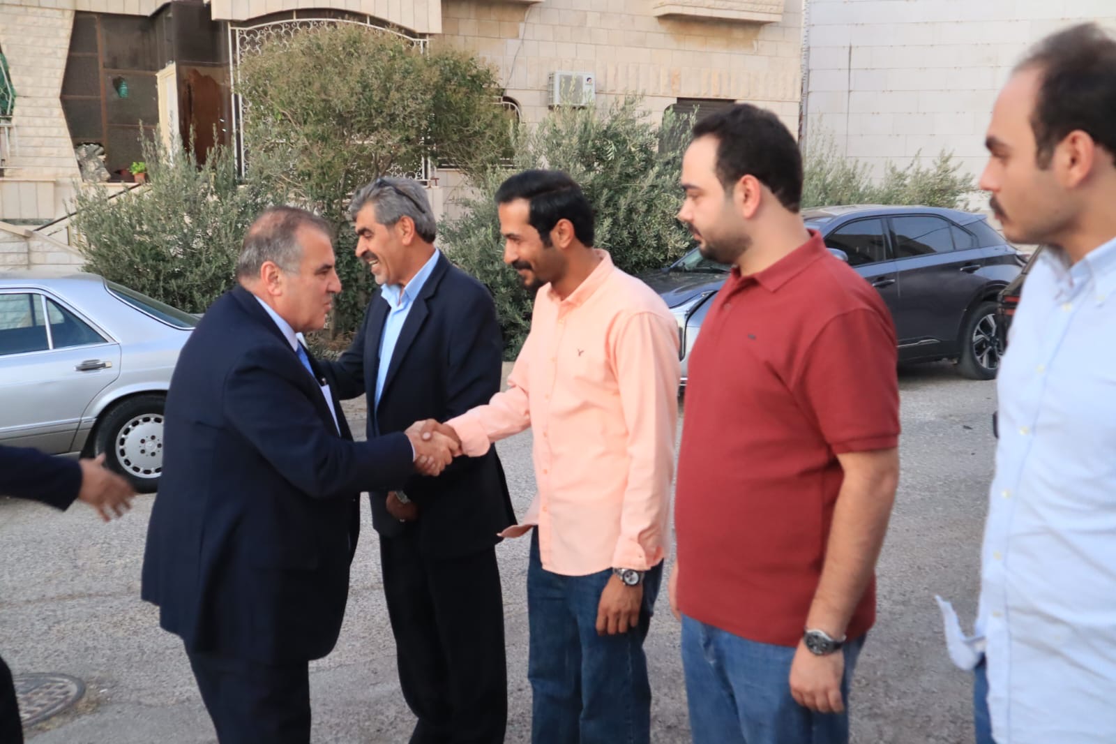 بالصور... المصري والحموري والملكاوي في ضيافة الزميل احمد البدادوة
