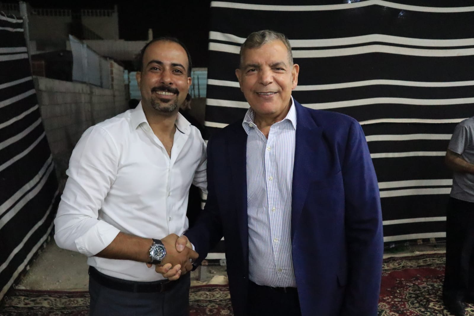 بالصور... المصري والحموري والملكاوي في ضيافة الزميل احمد البدادوة