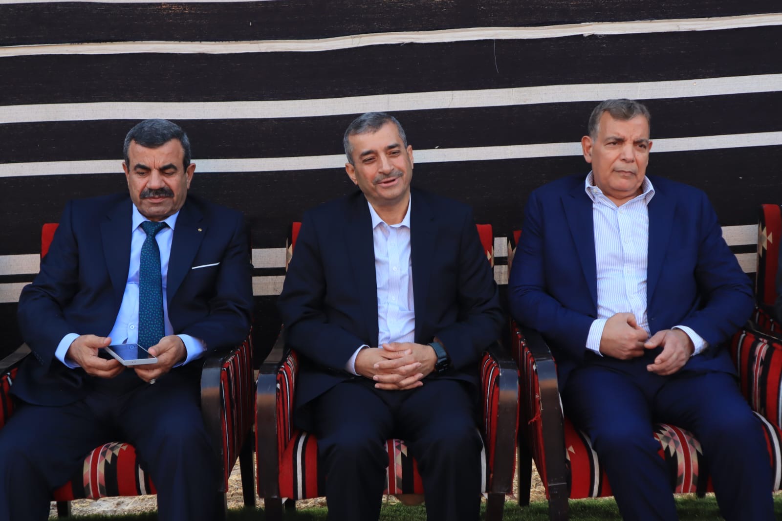 بالصور... المصري والحموري والملكاوي في ضيافة الزميل احمد البدادوة