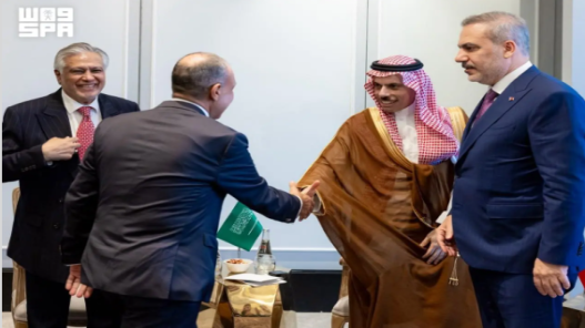 وزراء خارجية السعودية ومصر وتركيا وباكستان يبحثون أمن المنطقة