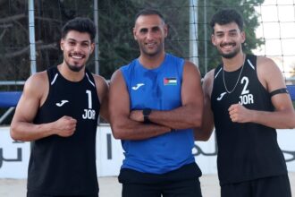 منتخبات الأردن تواصل انتصاراتها في بطولة غرب آسيا للكرة الطائرة الشاطئية