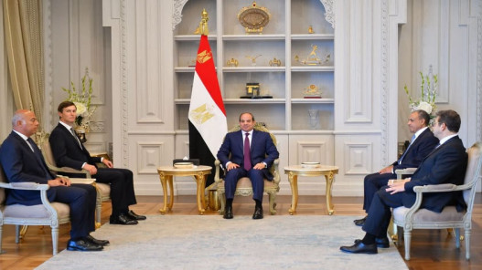 السيسي يبحث مع كوشنر تطورات الأوضاع بالمنطقة