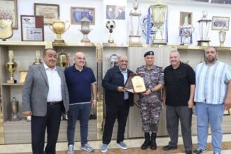 الرمثا يبحث ترتيبات الموسم الكروي مع وحدة أمن الملاعب