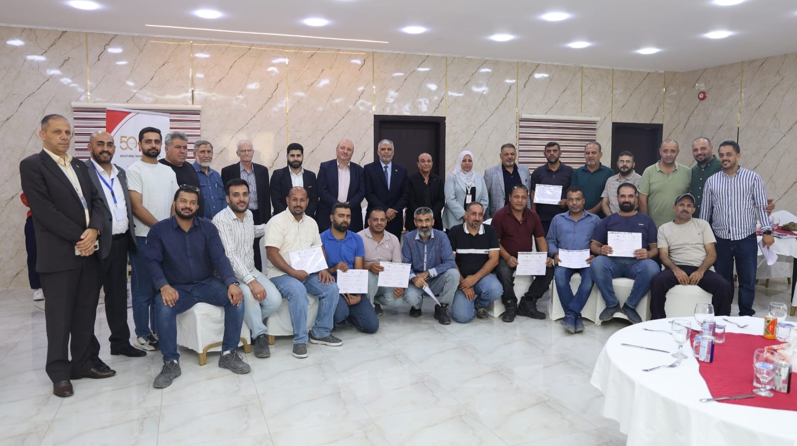 صورة حول : "التدريب المهني" و"صناعة عمّان" تخرّجان 18 مدربًا في اللحام المتقدم للمعادن "التدريب المهني" و"صناعة عمّان" تخرّجان 18 مدربًا في اللحام المتقدم للمعادن