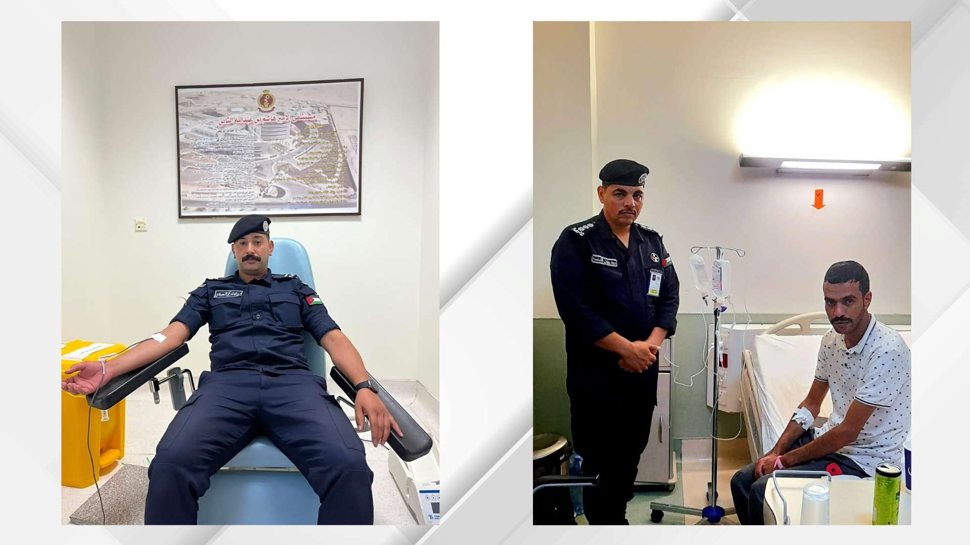 صورة حول : مرتبات الأمن العام في العقبة تلبي نداء التبرع بالدم لمريض مرتبات الأمن العام في العقبة تلبي نداء التبرع بالدم لمريض