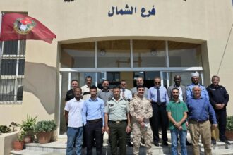 مدير عام الهيئة الهاشمية للمصابين العسكريين يتفقد فرع إقليم الشمال