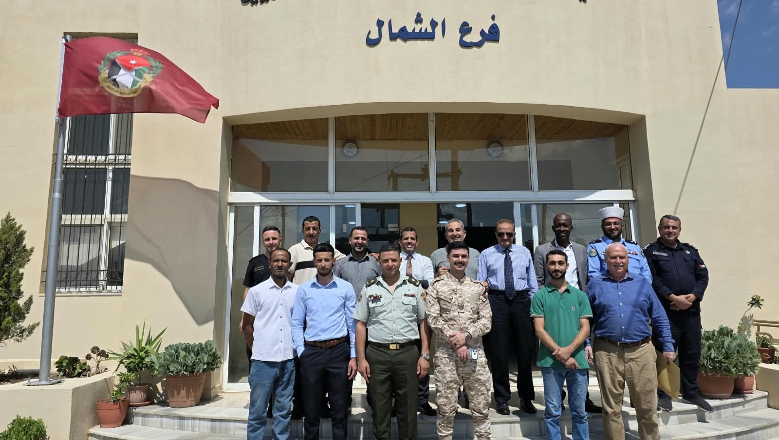 مدير عام الهيئة الهاشمية للمصابين العسكريين يتفقد فرع إقليم الشمال