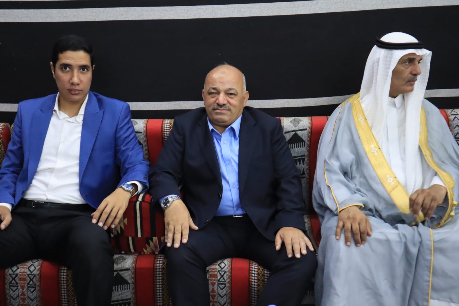 بالصور... المصري والحموري والملكاوي في ضيافة الزميل احمد البدادوة