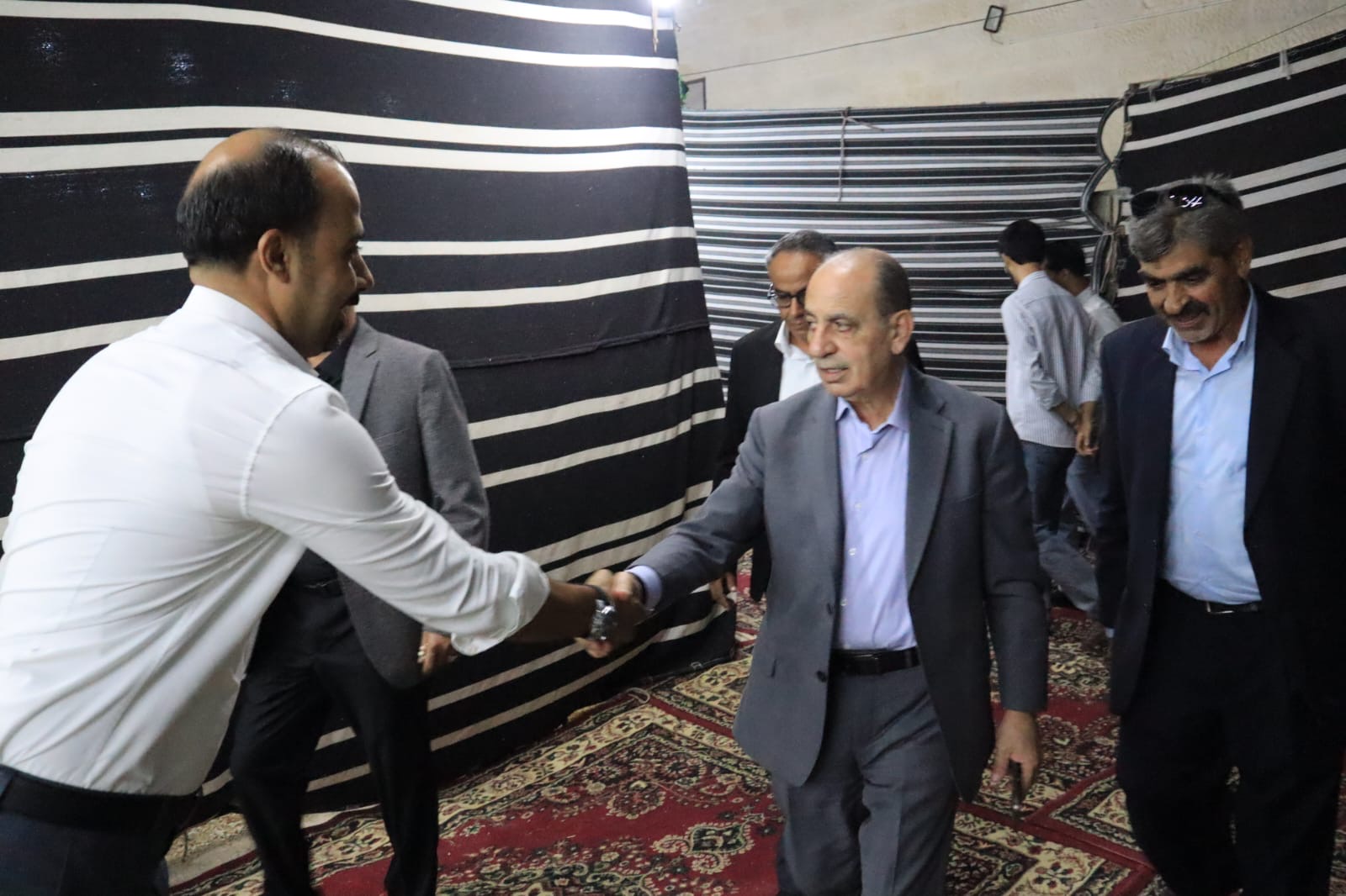 بالصور... المصري والحموري والملكاوي في ضيافة الزميل احمد البدادوة