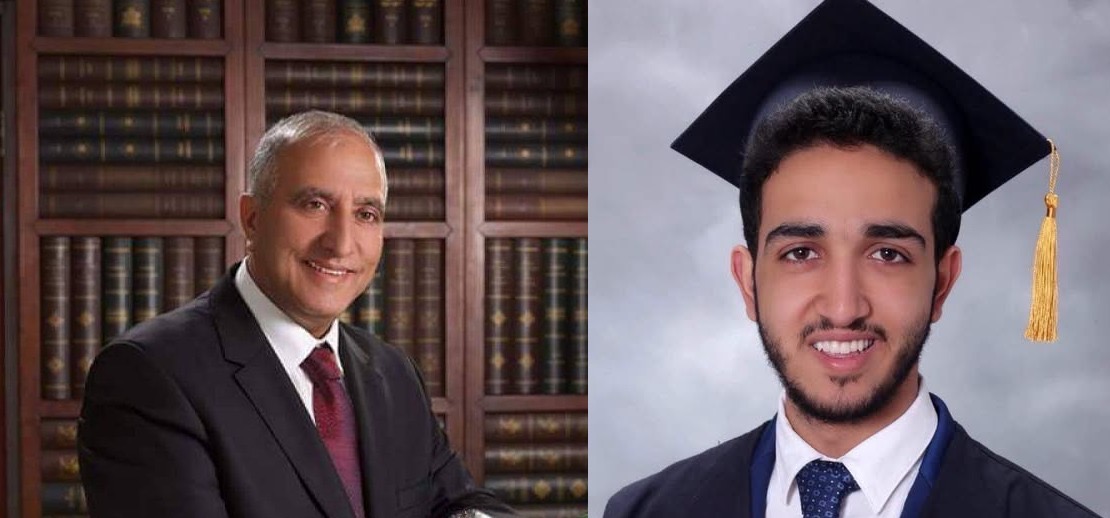 الصحفي محمد غنام يهنئ ويبارك للاستاذ الدكتور اخليف الطراونة بتخرج قرة عينه المهندس سيف