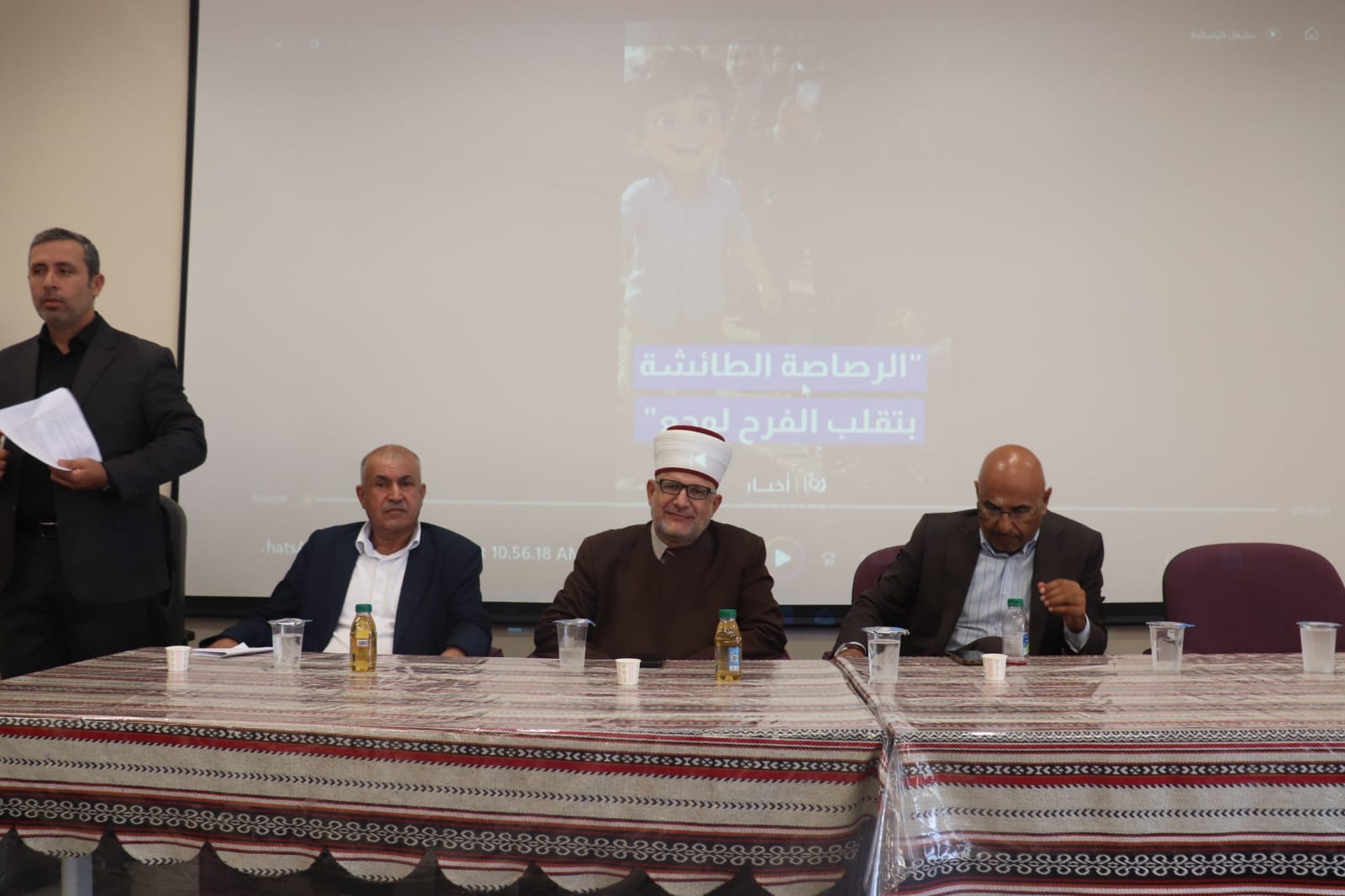 ندوة في الشونة الجنوبية للتوعية بمخاطر إطلاق العيارات النارية احتفالاً بنتائج التوجيهي