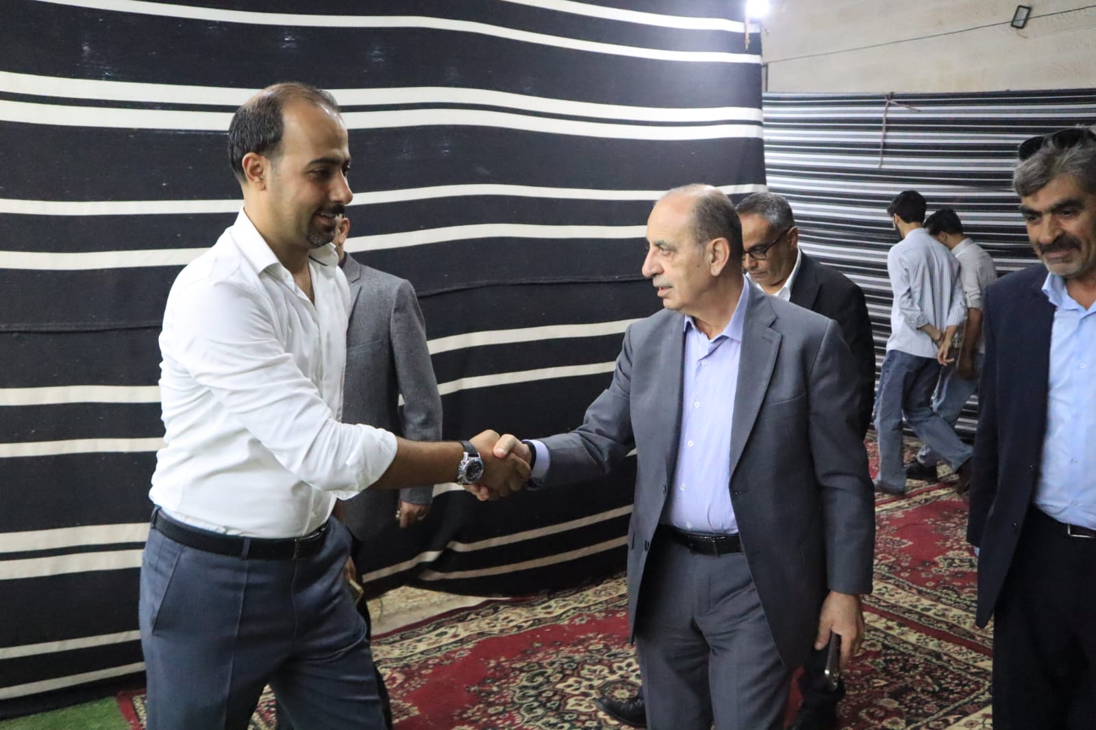 بالصور... المصري والحموري والملكاوي في ضيافة الزميل احمد البدادوة