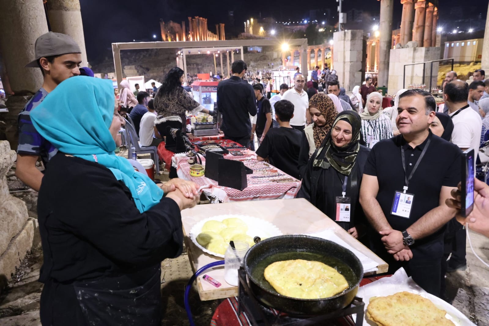 الخضير يتفقد فعاليات مهرجان جرش ويؤكد استمرار تطوير الخدمات للزوار