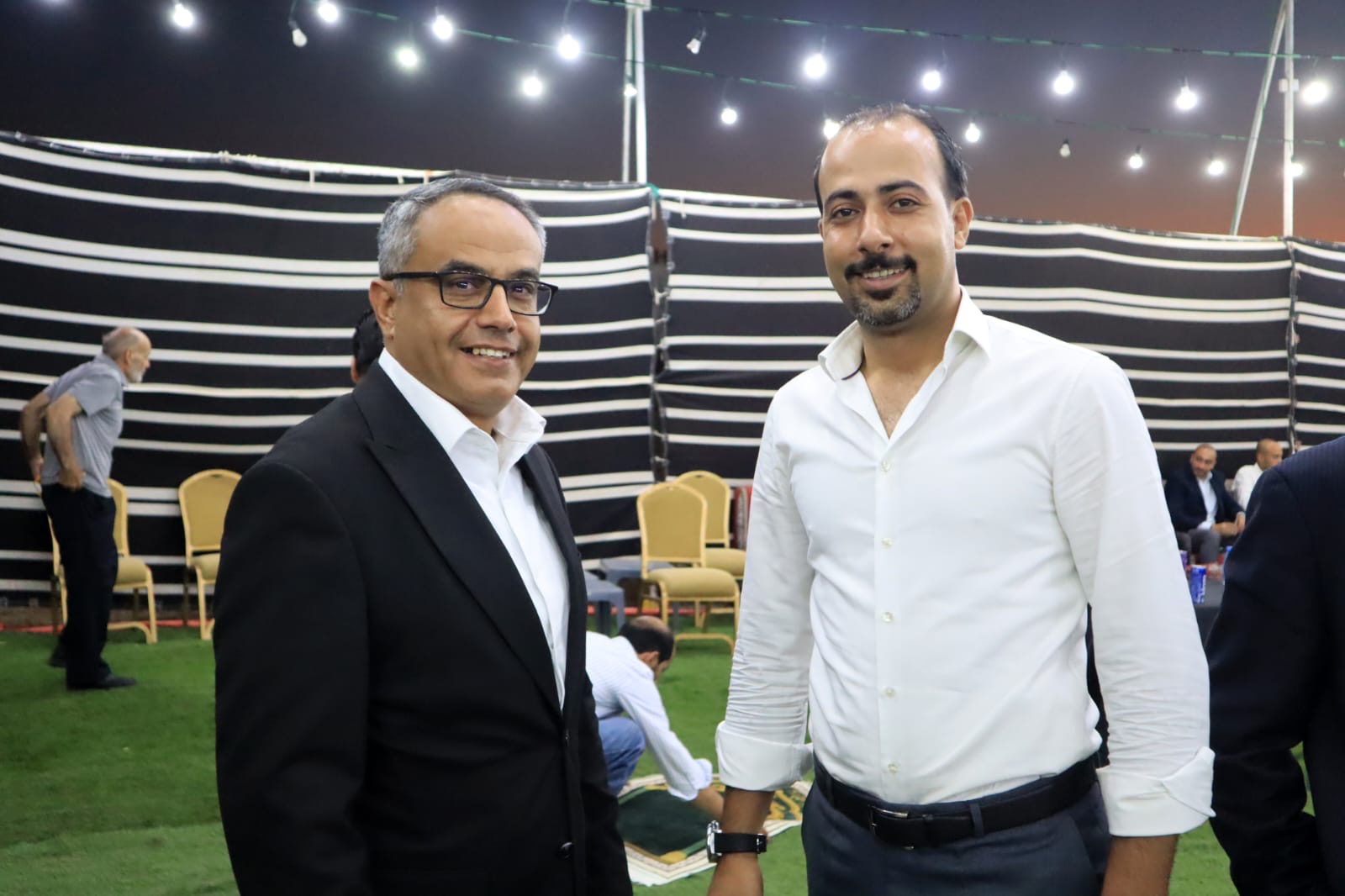 بالصور... المصري والحموري والملكاوي في ضيافة الزميل احمد البدادوة