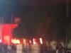 أعمال شغب وحريق مركبة في صخرة بعد صلح عشائري إثر حادثة اعتداء