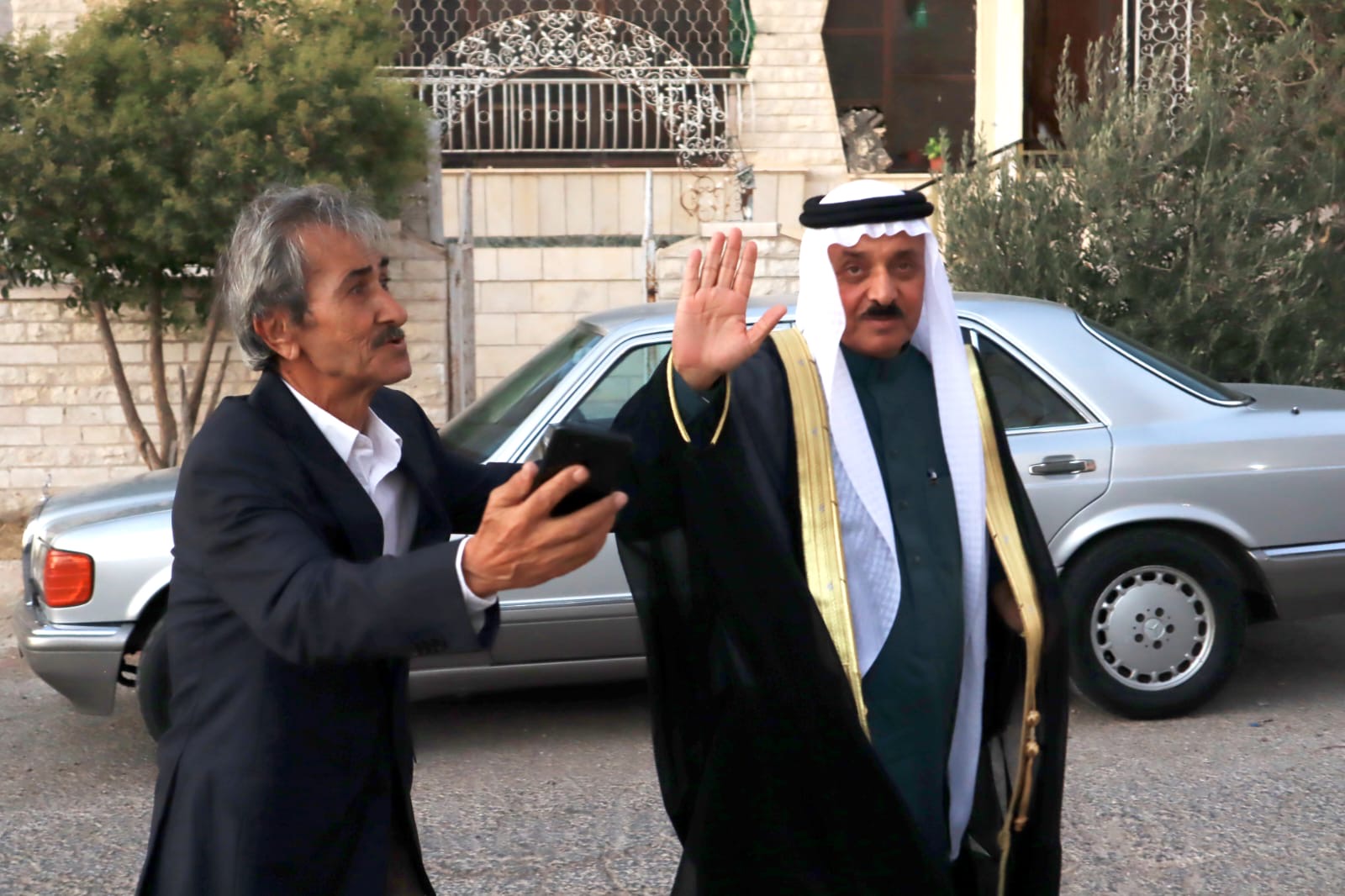 بالصور... المصري والحموري والملكاوي في ضيافة الزميل احمد البدادوة
