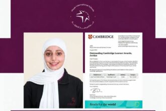 طالبة من مدارس ميار الدولية تحصد أعلى علامة عالمياً في اللغة العربية ضمن امتحانات Cambridge O-Level