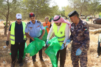 الأوقاف تنفذ حملة نظافة في محمية ضانا