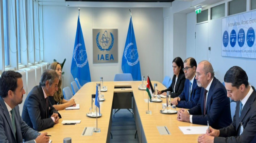 صورة حول : الصفدي يلتقي مدير الوكالة الدولية للطاقة الذرية في فيينا الصفدي يلتقي مدير الوكالة الدولية للطاقة الذرية في فيينا