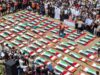 بعد سنوات تحت الركام.. غزة تودّع نحو 100 شهيد في جنازة جماعية