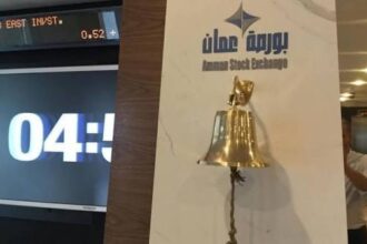 13.4 مليون دينار حجم التداول في بورصة عمّان.. والمؤشر يرتفع 0.36%
