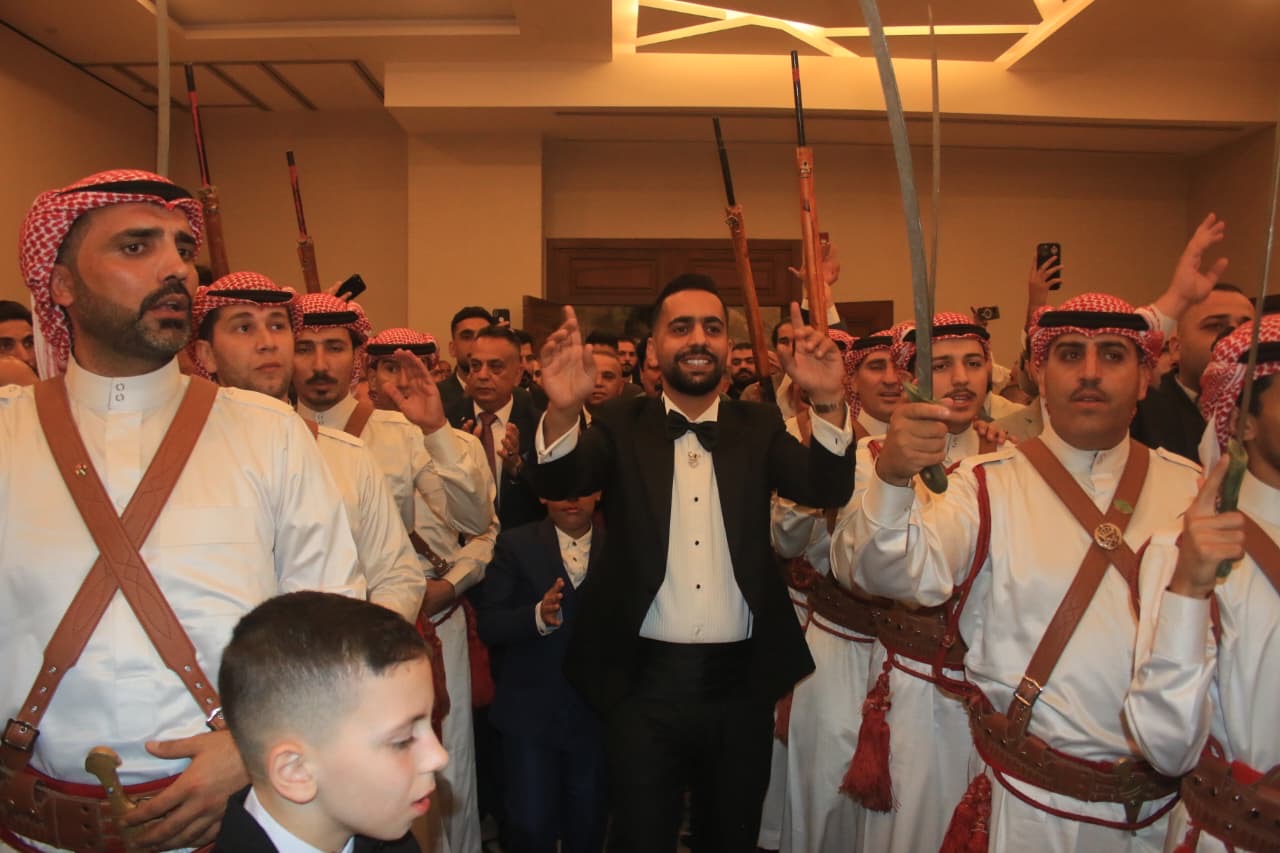 الشيخ مروان شوقي صلاح يحتفل بزواج نجلهه عدي بحضور الأهل والأصدقاء