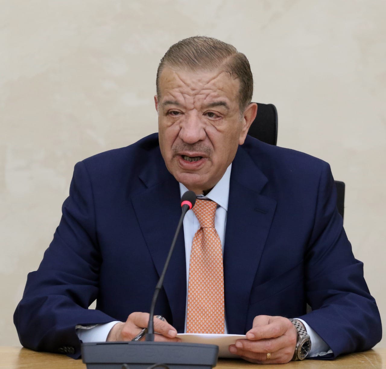الدغمي ينتقد المسؤولين الذين يستخدمون عبارة " هيك التوجه "