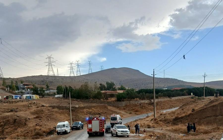 انقلاب مركبة في الزرقاء دون وقوع إصابات
